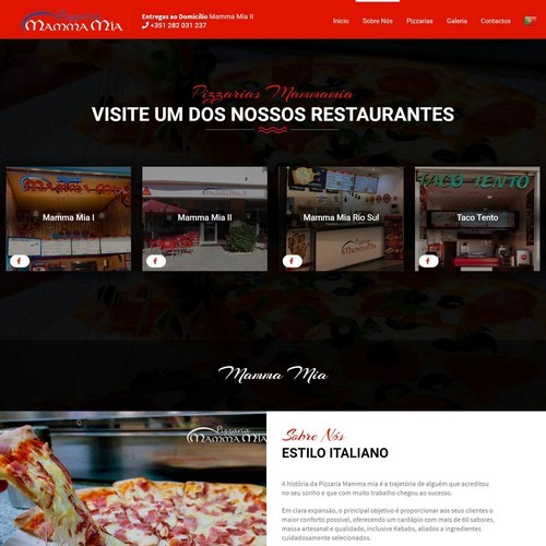 Portfolio - pizzaria mamma mia